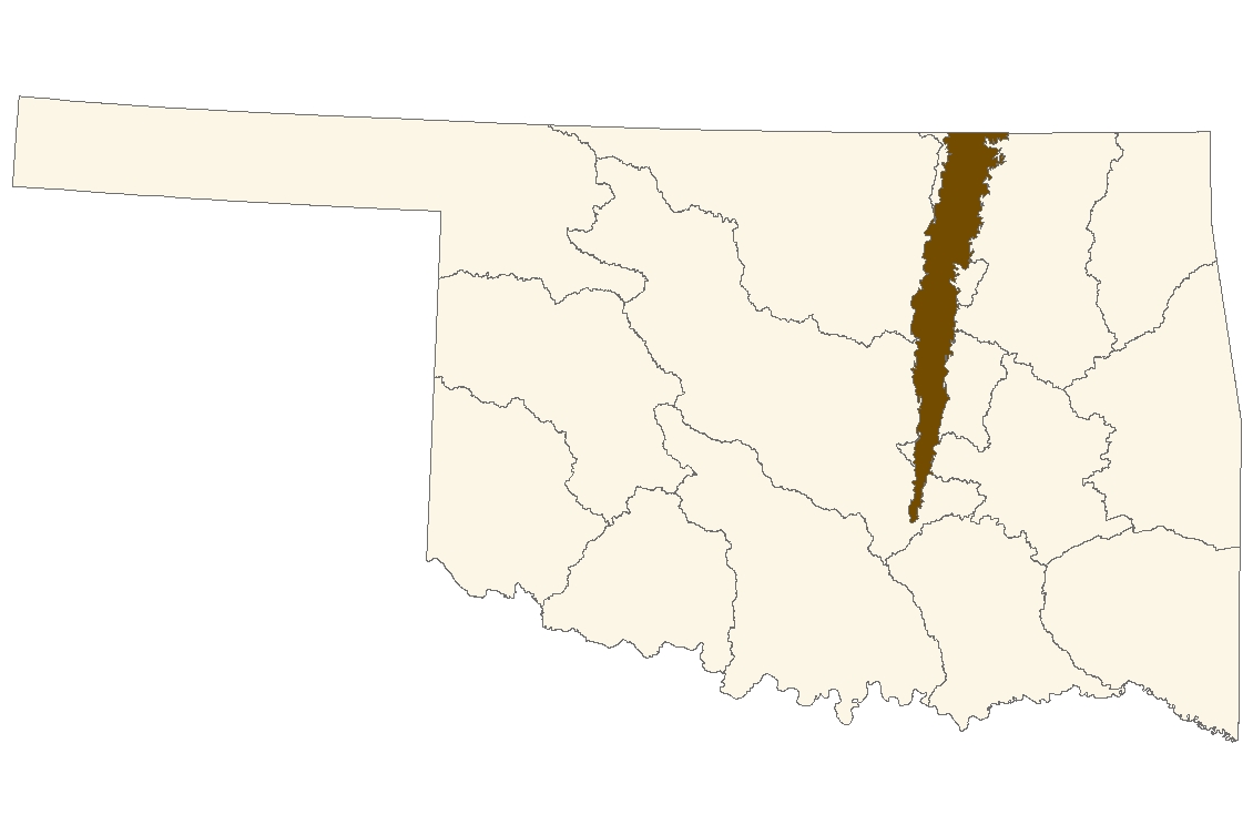 Ada-Vamoosa Aquifer Map