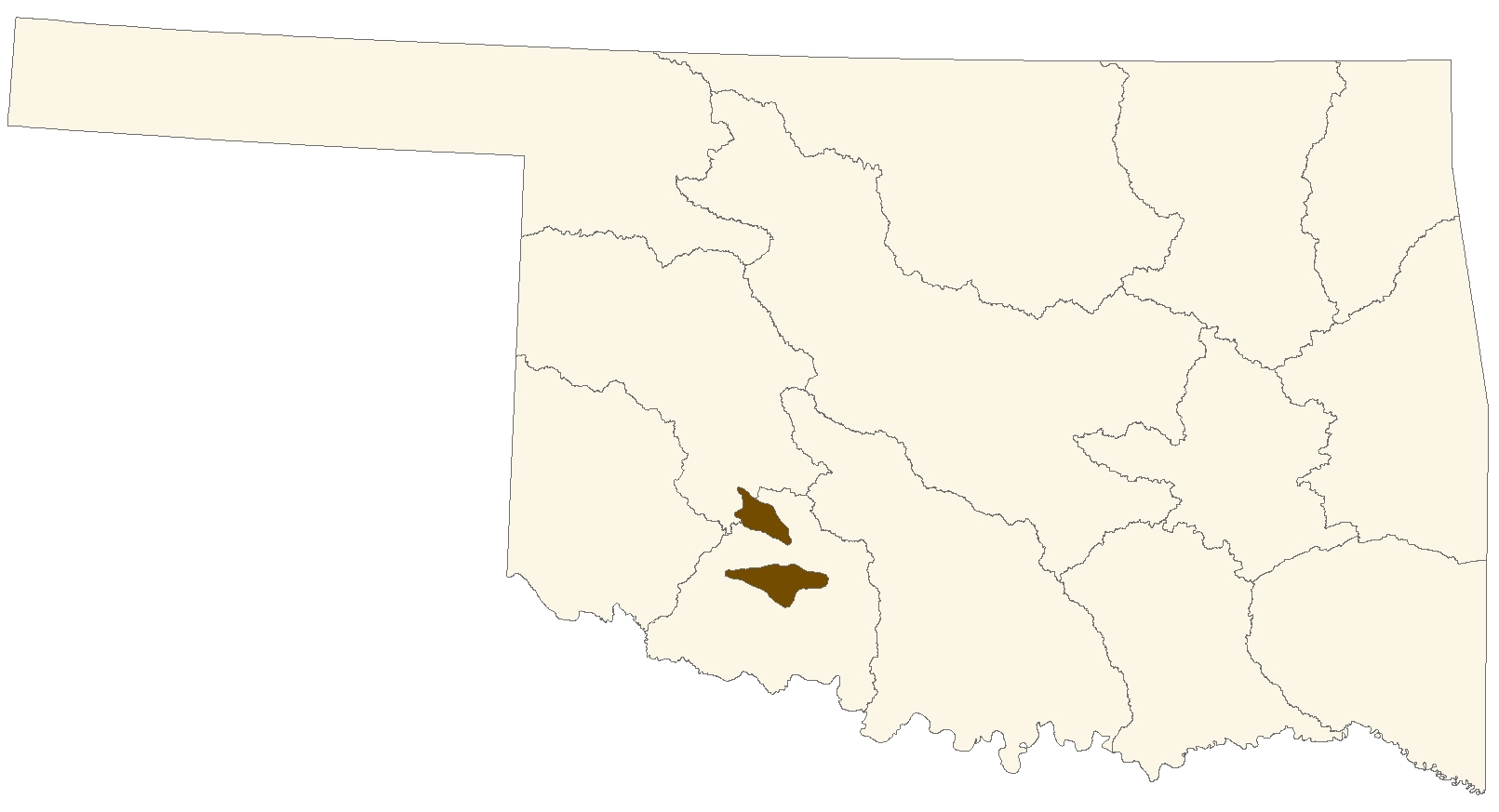 Antlers Aquifer Map