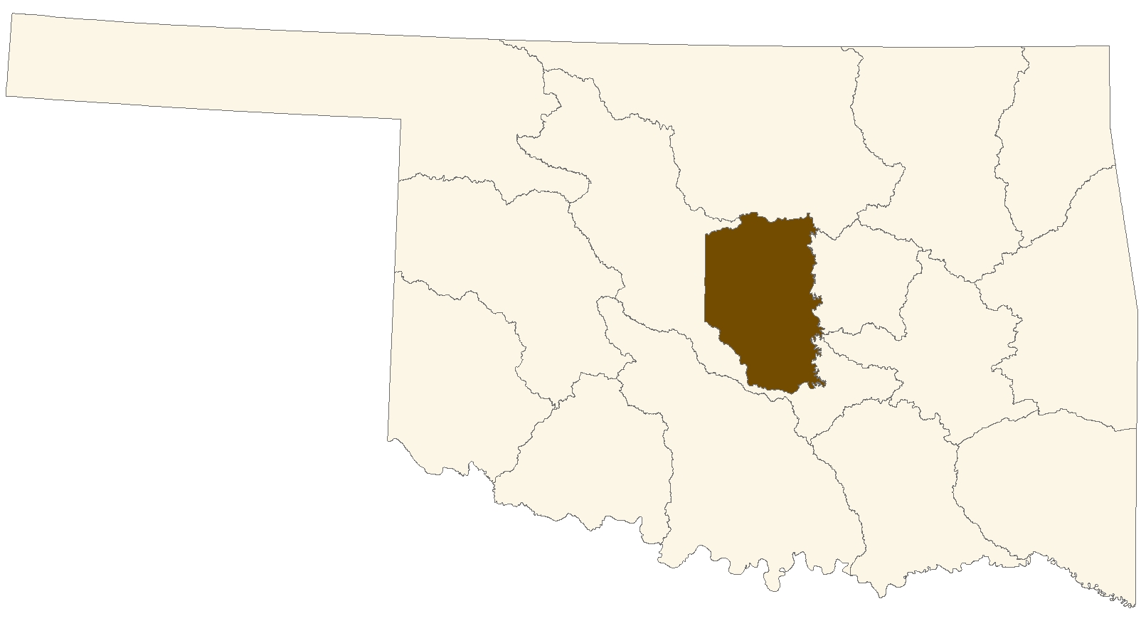 Garber-Wellington Aquifer Map