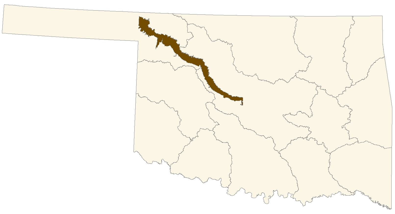 North Canadian River Aquifer Map