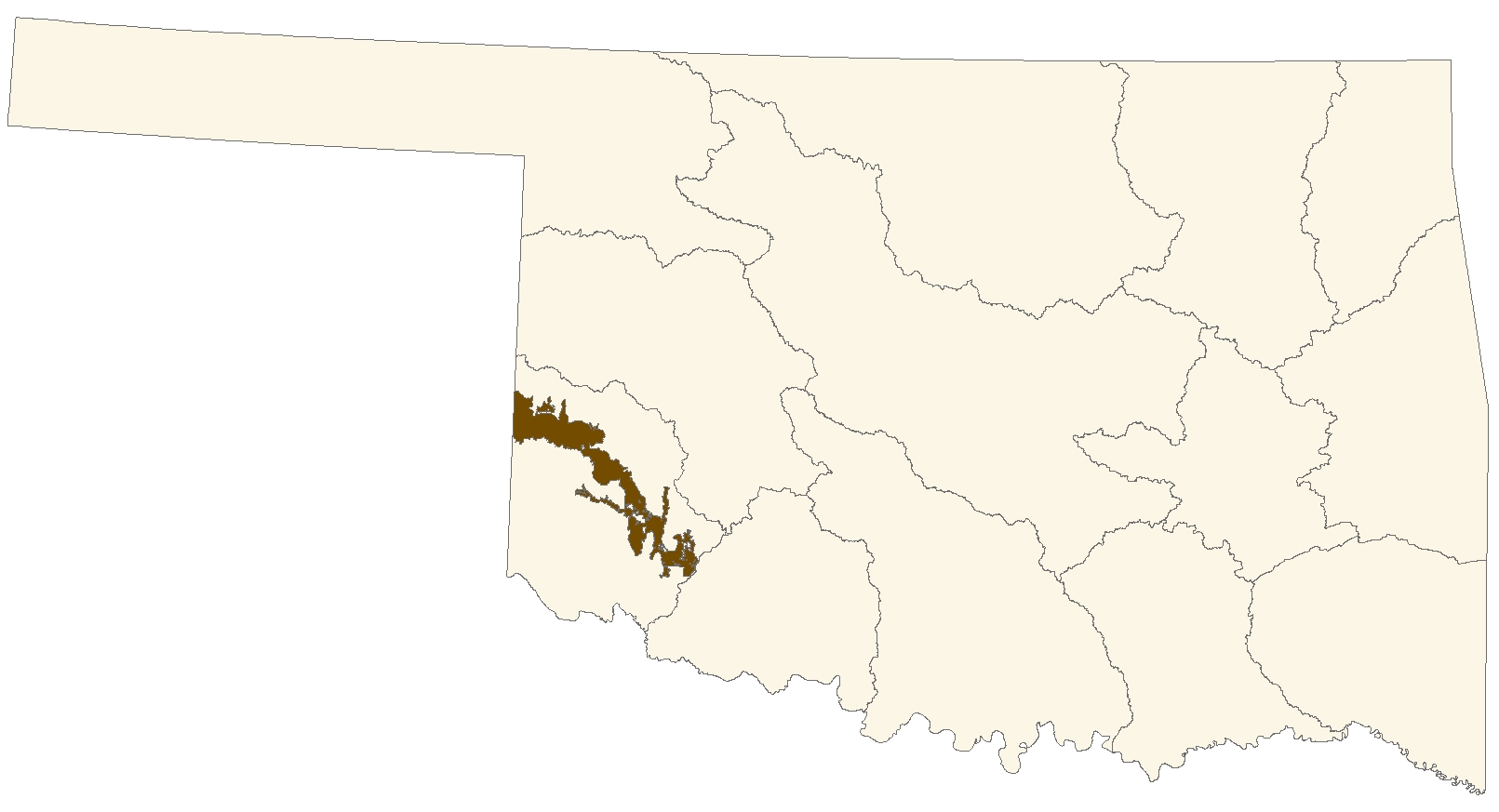 North Fork Red River Aquifer Map